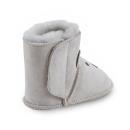 Babies Sidney Sheepskin Booties  Light Grey Extra Image 2 Preview